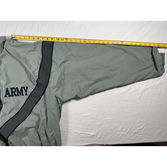 Men's Army IFPU Jacket Gray Vented Full Zip Long Sleeve Size 2XL Military Coat - Picture 9 of 9